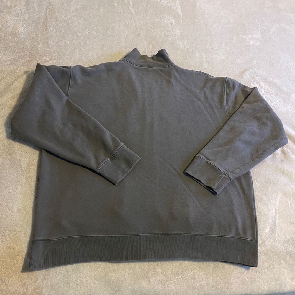 Vintage Mens GAP 1969 Full Zip Sweatshirt Jacket Gray XXL‎ Casual Streetwear Gym - Picture 2 of 8